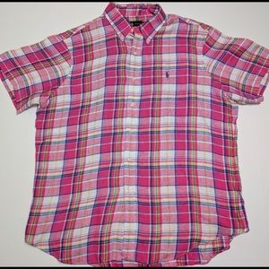 Mens XL Ralph Lauren Polo Short Sleeve Shirt